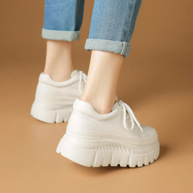 Rosa Bianca Breathable Lightweight Height Increasing Warm Low-Top Casual Shoes Women's-12