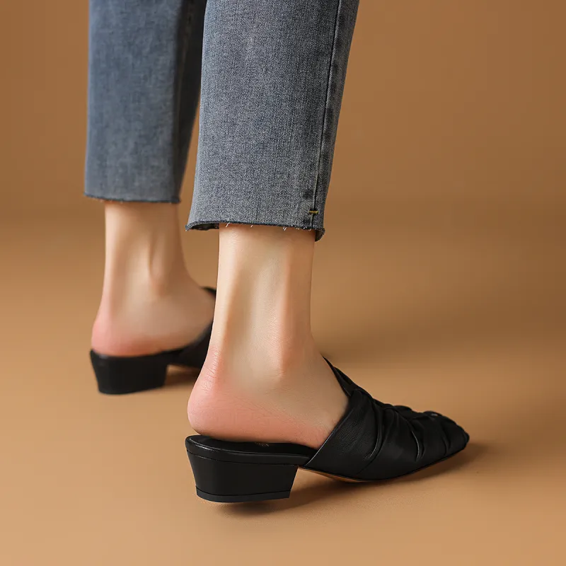 Rosa Bianca Wrap-toe Slippers Women's-13