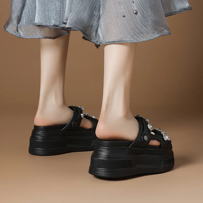 Rosa Bianca Abrasion Resistant Slide Slippers Women's-13