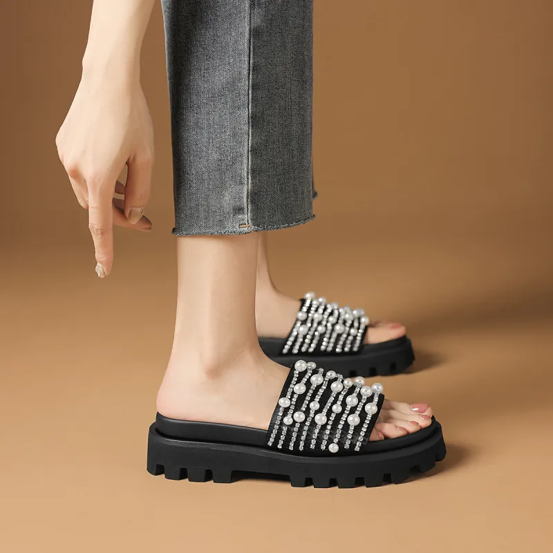 Rosa Bianca Slide Slippers Women's-8