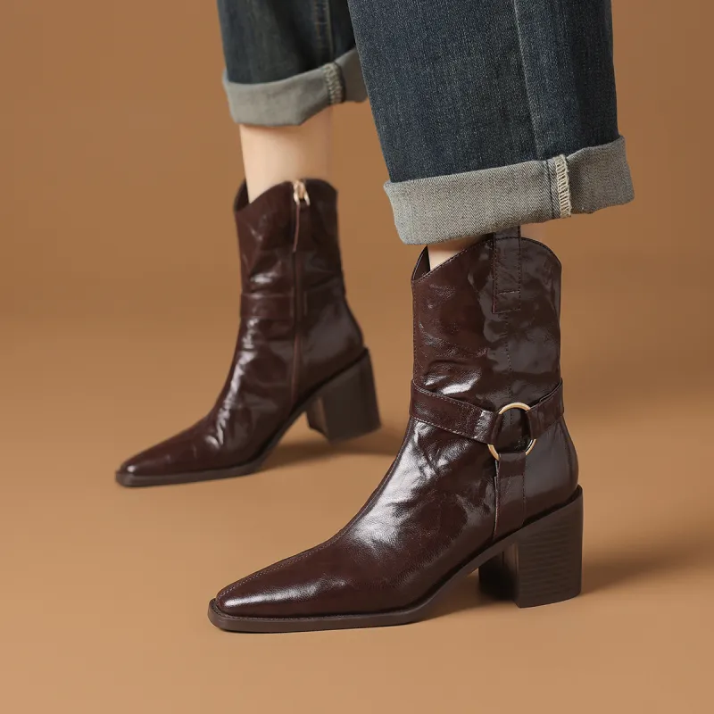 Rosa Bianca Ankle Boots 6.6cm Women's-8
