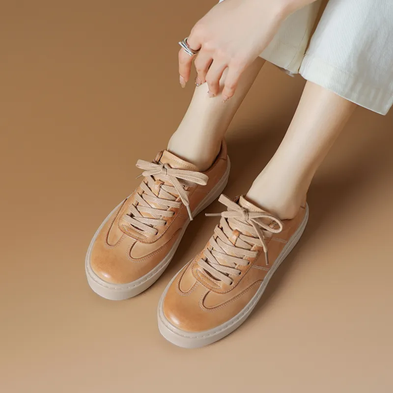 Rosa Bianca German Army Trainers Height Increasing Low Top Skateboard Shoes Women's-16