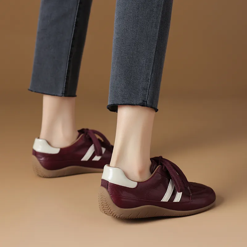 Rosa Bianca German Army Trainers Breathable Lightweight Low-Top Casual Shoes Women's-4