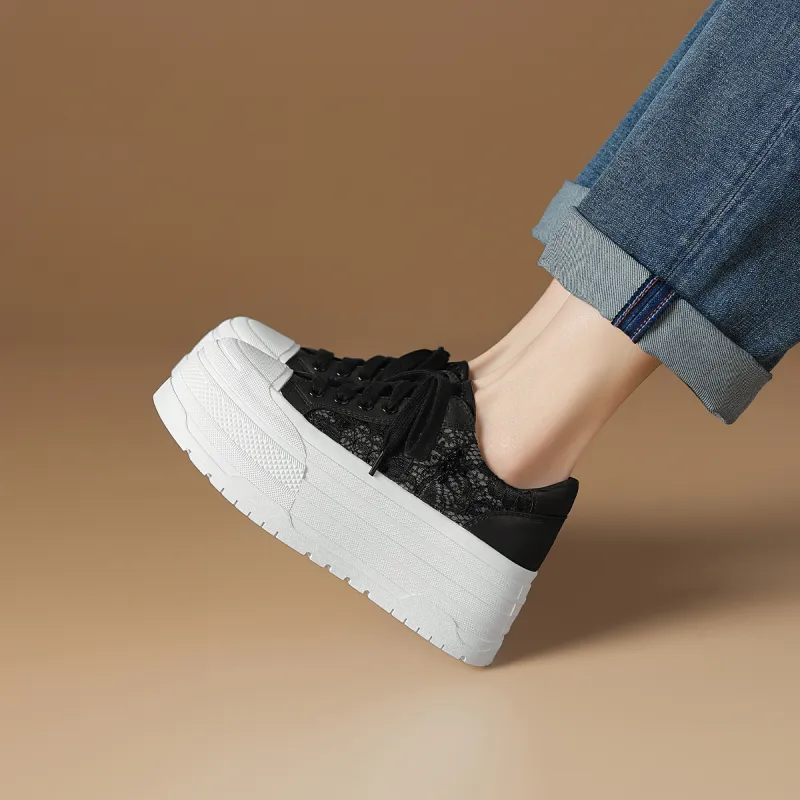 Rosa Bianca Low Top Skateboard Shoes Women's-3