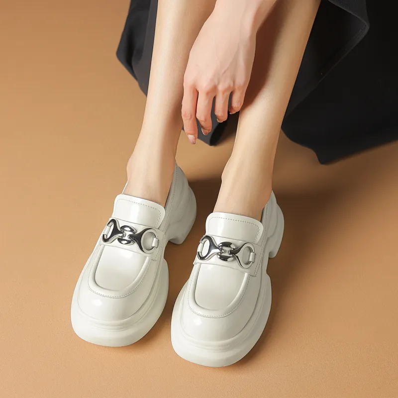 Rosa Bianca Loafers Women's Black/Ecru-11