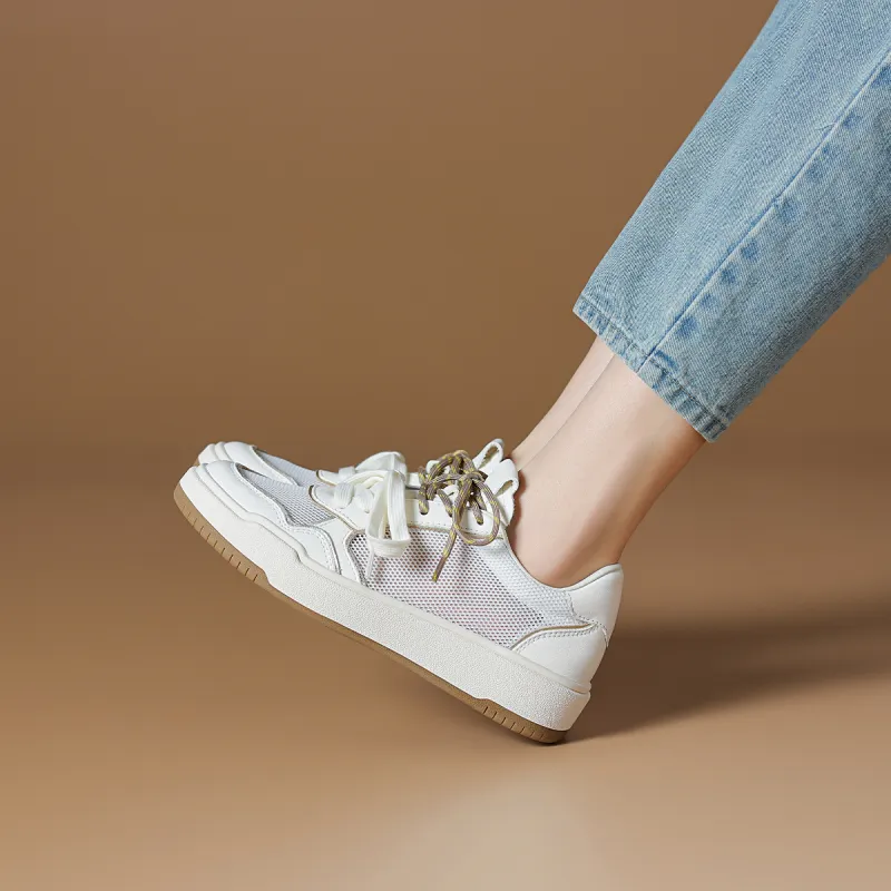 Rosa Bianca Lightweight And Breathable Low Top Skateboard Shoes Women's-3