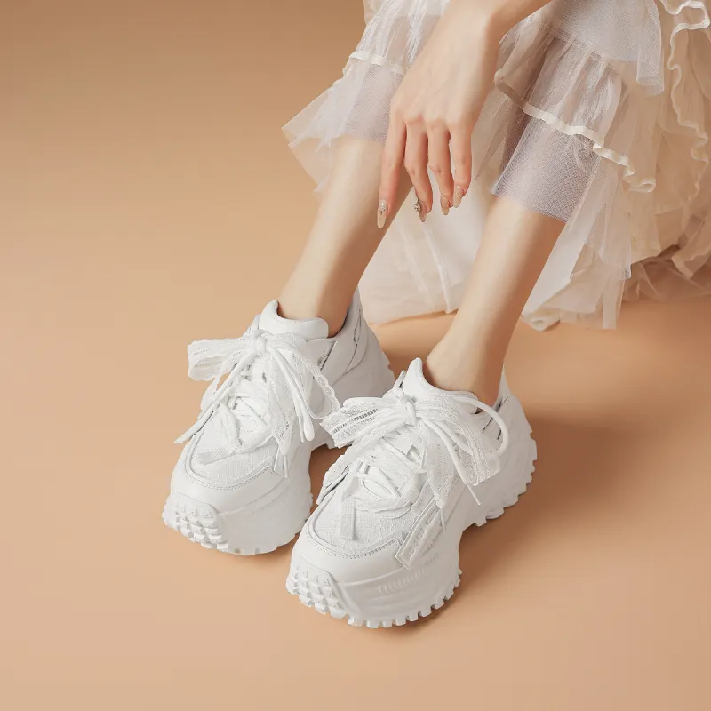 Rosa Bianca Low-Top Chunky Sneakers Women's-3