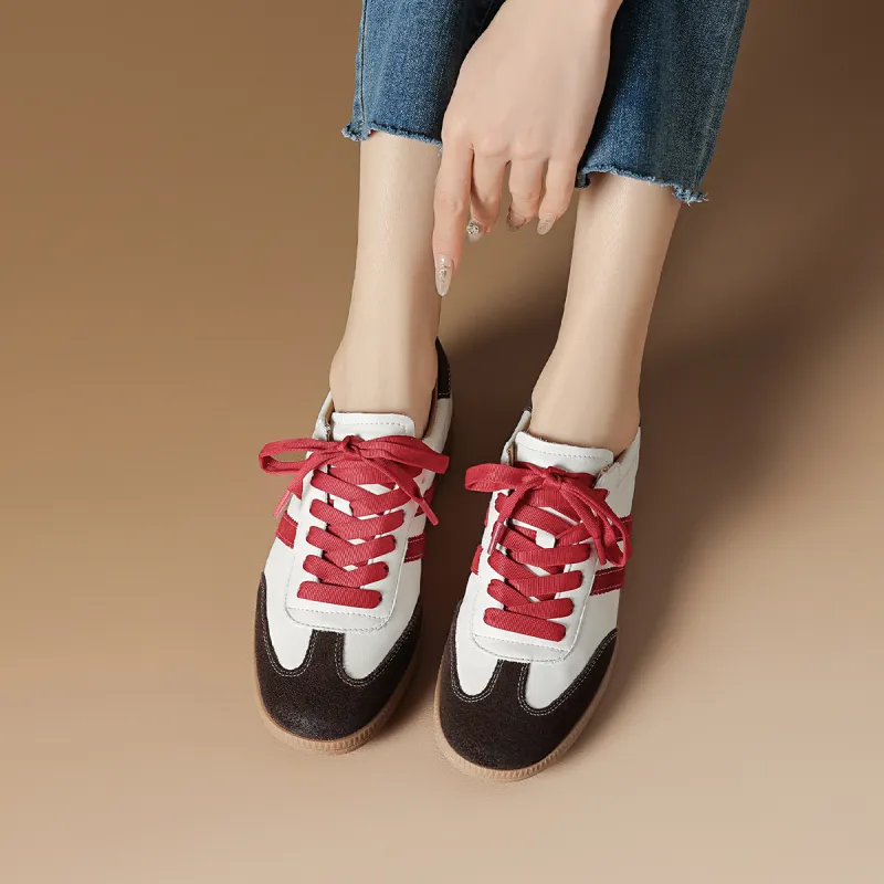 Rosa Bianca Lightweight And Breathable Low Top Skateboard Shoes Women's-3