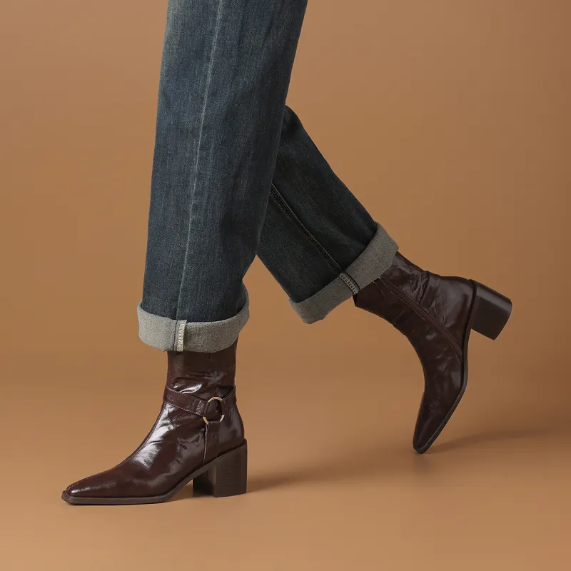 Rosa Bianca Ankle Boots 6.6cm Women's-12