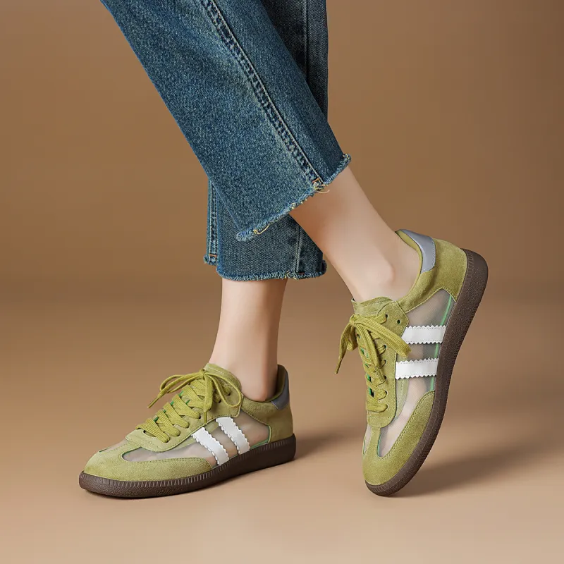 Rosa Bianca German Army Trainers Lightweight Low Top Skateboard Shoes Women's-19