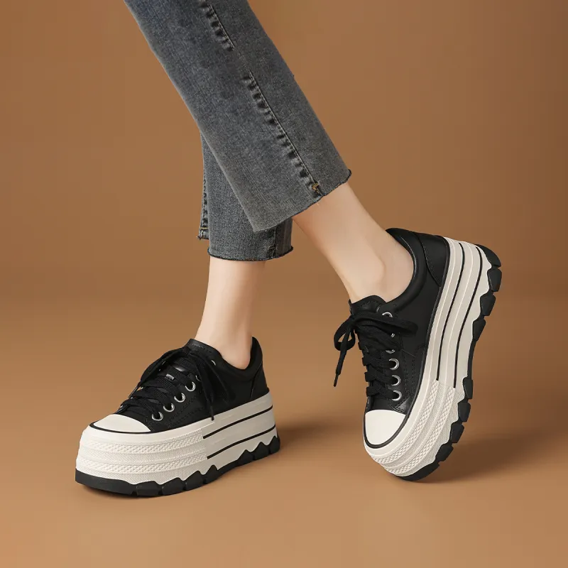 Rosa Bianca Anti-Slip Wear-Resistant Low-Top Skateboard Shoes Women's-5
