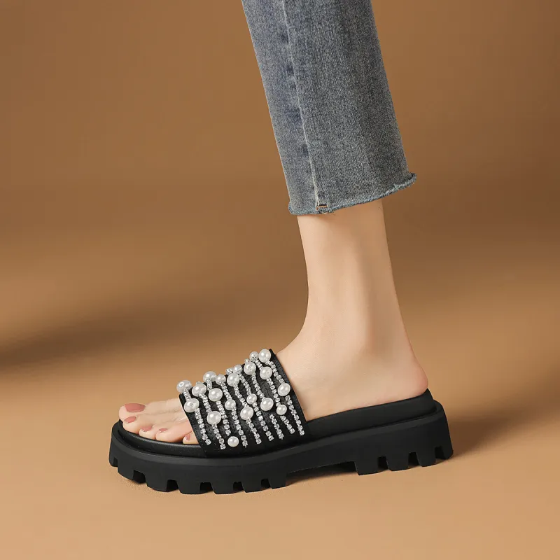 Rosa Bianca Slide Slippers Women's-5