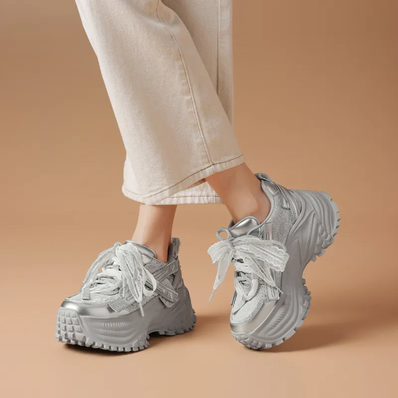 Rosa Bianca Low-Top Chunky Sneakers Women's-13
