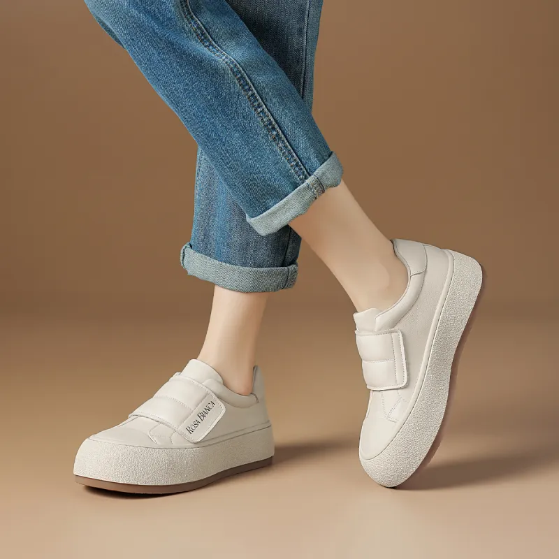 Rosa Bianca Lightweight Height Increasing Low-Top Skateboard Shoes Women's-5