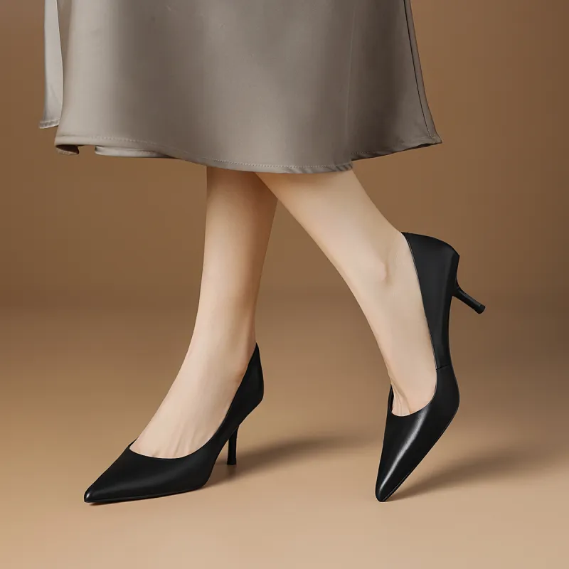 Rosa Bianca Slim Heel High Heels 6.5cm Women's-4