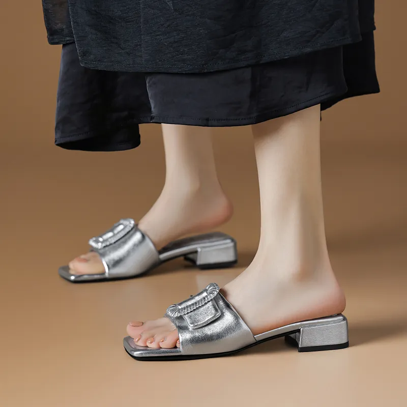 Rosa Bianca Slide Slippers Women's-8