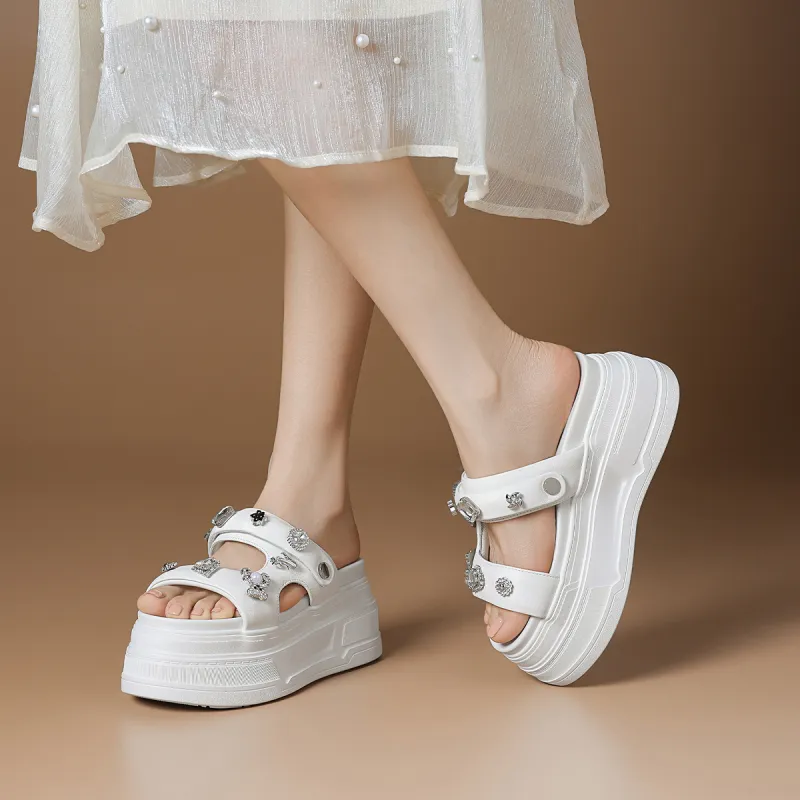 Rosa Bianca Abrasion Resistant Slide Slippers Women's-4