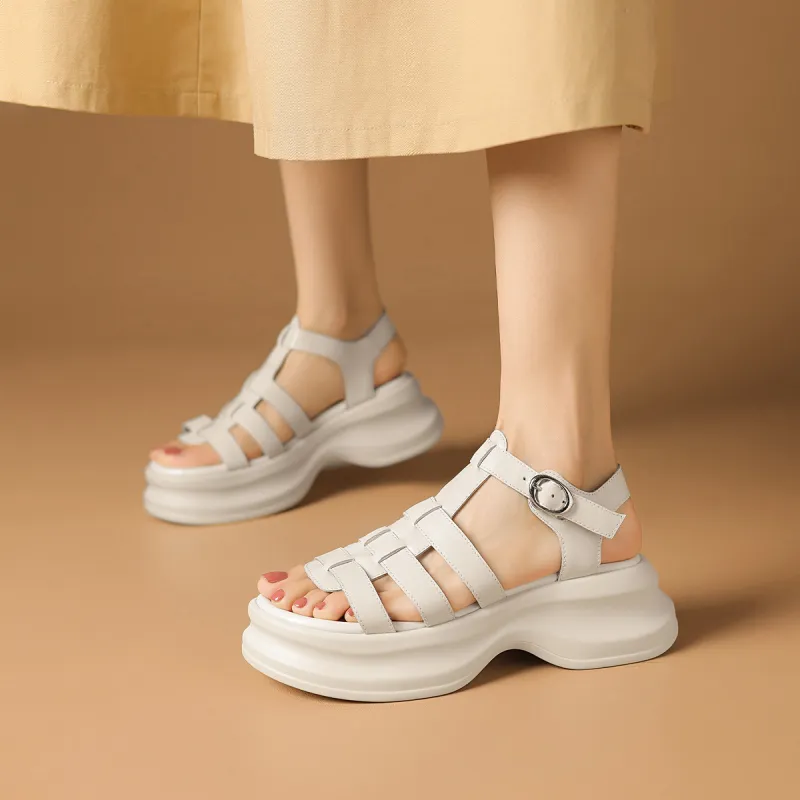 Rosa Bianca Roman Sandals 5cm Women's-8