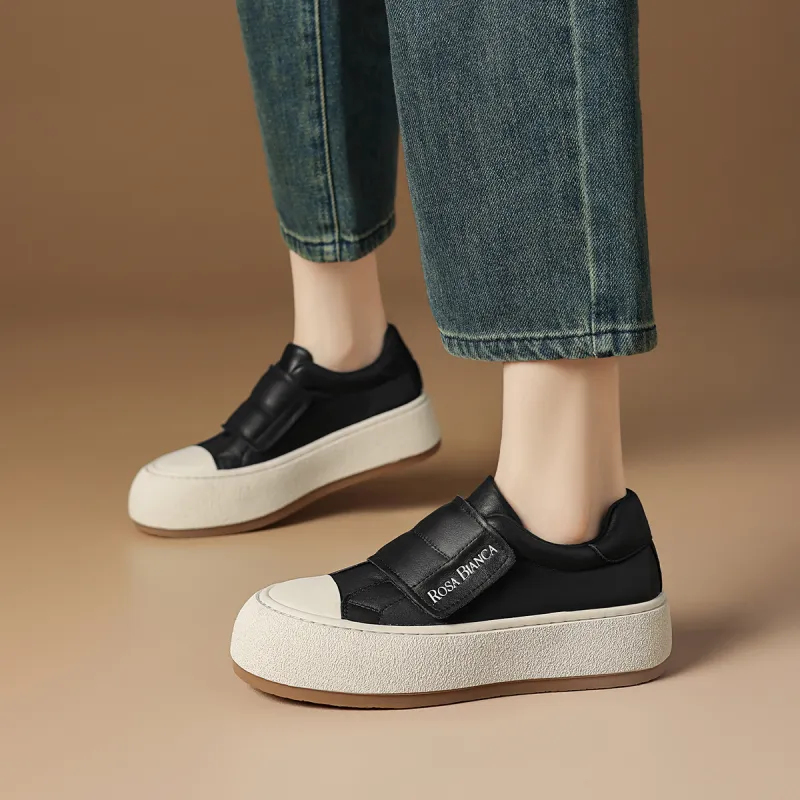Rosa Bianca Lightweight Height Increasing Low-Top Skateboard Shoes Women's-8