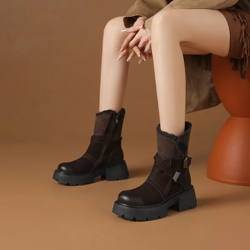 Rosa Bianca Ankle Boots 5.5cm Women's-7