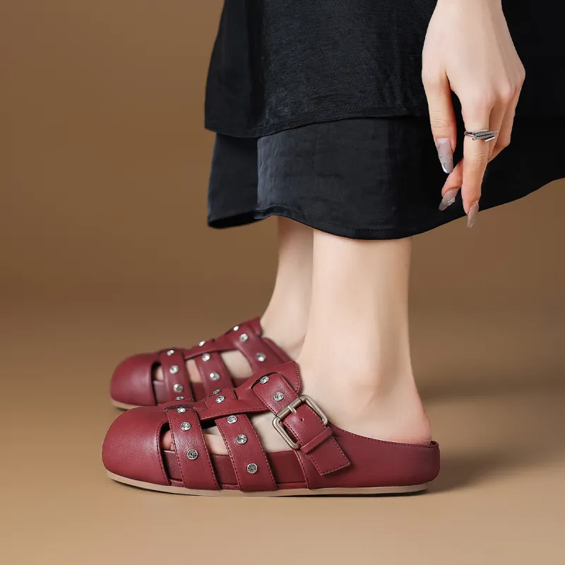 Rosa Bianca Closed Toe Slippers Women's-4