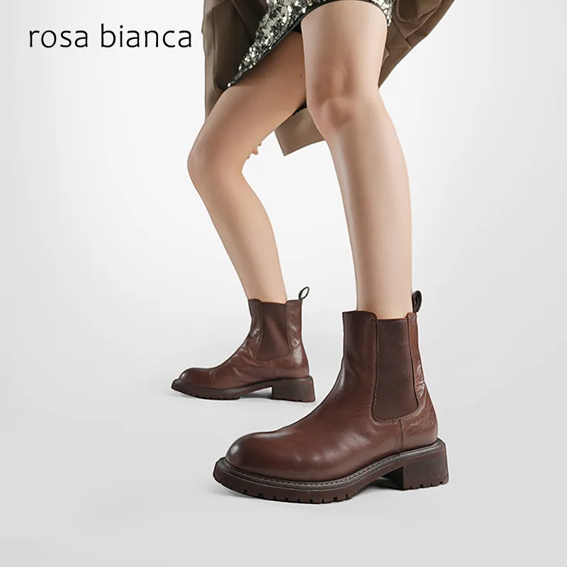 Rosa Bianca Short Chelsea Boots Women's-6