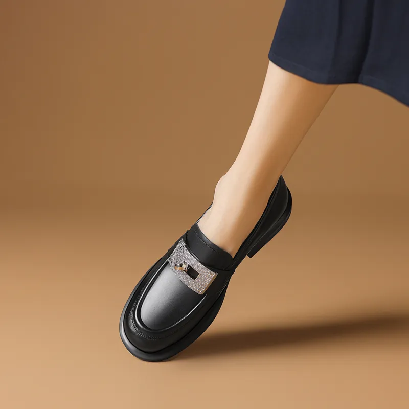 Rosa Bianca Loafers Women's Ecru/Black-13