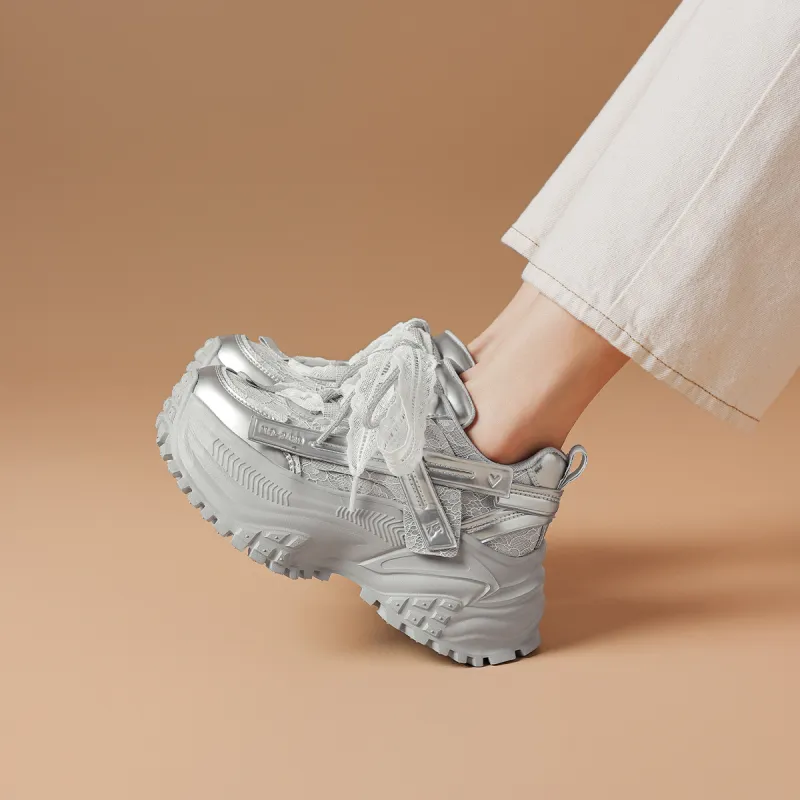 Rosa Bianca Low-Top Chunky Sneakers Women's-11