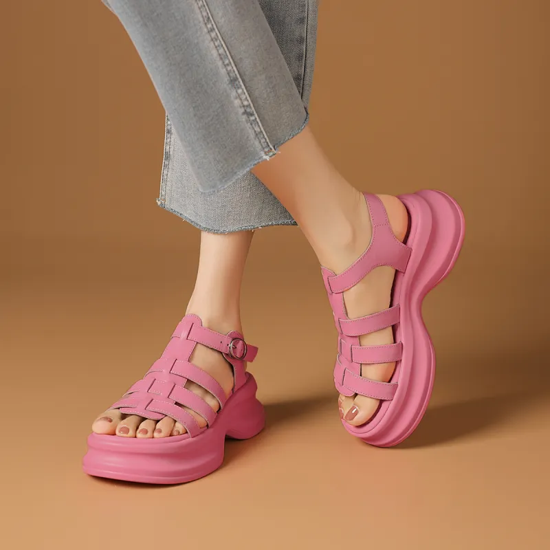 Rosa Bianca Roman Sandals 5cm Women's-17
