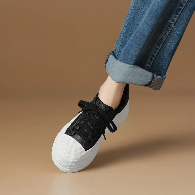 Rosa Bianca Low Top Skateboard Shoes Women's-4