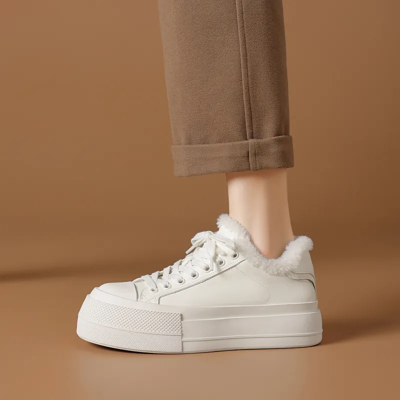 Rosa Bianca Warm Low Top Skateboard Shoes Women's-5