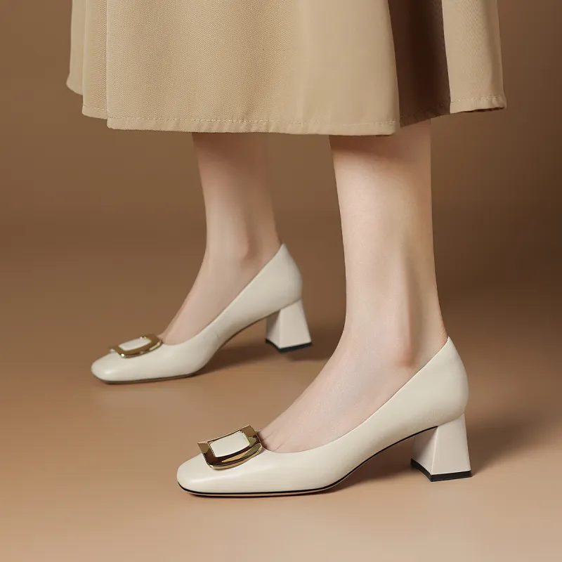 Rosa Bianca Chunky Heel High Heels Women's-13