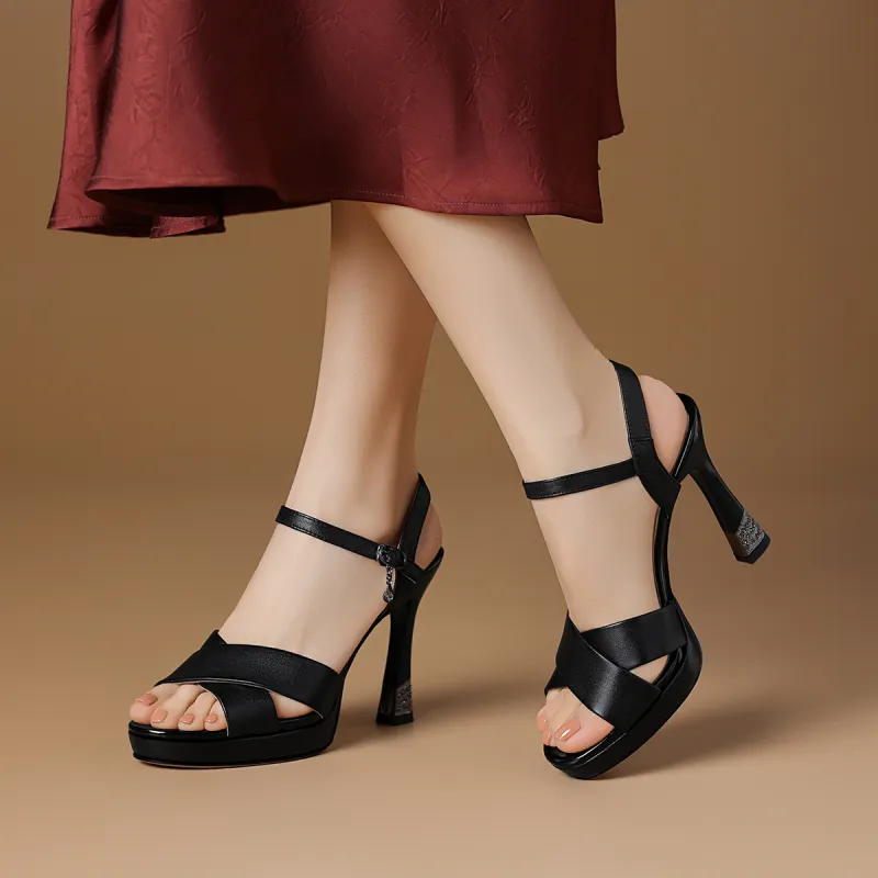Rosa Bianca One Strap Sandals 11cm Women's-10