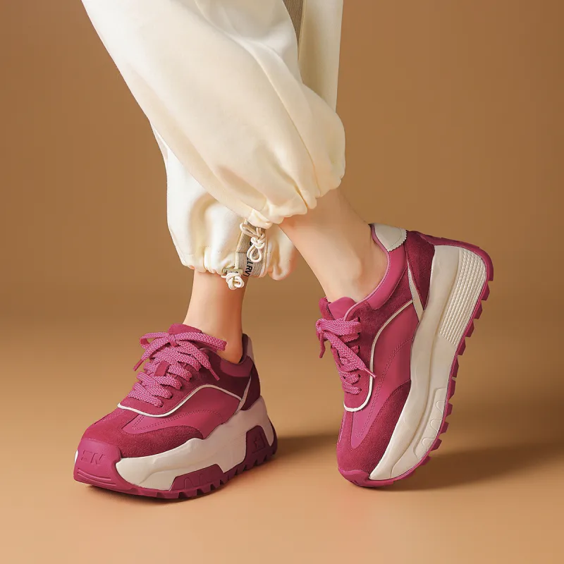 Rosa Bianca Low-Top Chunky Sneakers Women's-10