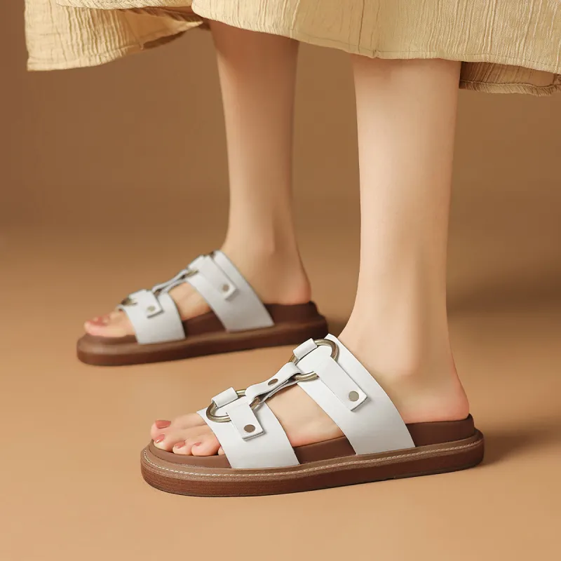 Rosa Bianca Slide Slippers Women's-11
