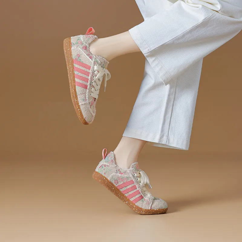 Rosa Bianca German Army Trainers Lightweight And Breathable Low-Top Skateboard Shoes Women's-12