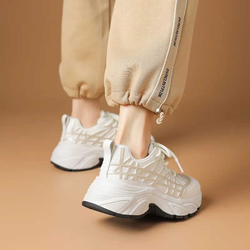 Rosa Bianca Cushioning Low-Top Chunky Sneakers Women's-5