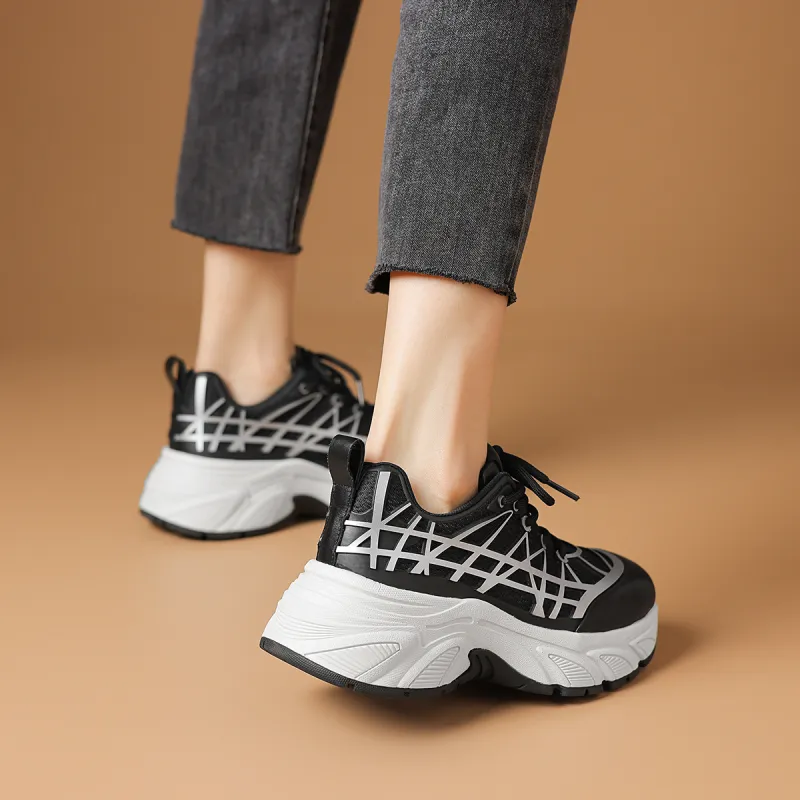 Rosa Bianca Cushioning Low-Top Chunky Sneakers Women's-12