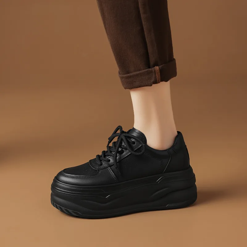 Rosa Bianca Wear-Resistant Breathable Height Increasing Low-Top Casual Shoes Women's-9