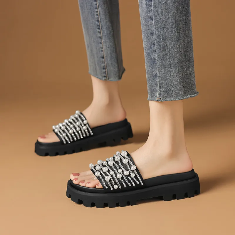 Rosa Bianca Slide Slippers Women's-2