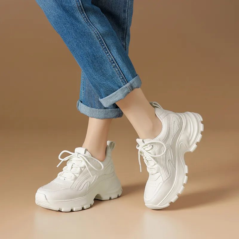 Rosa Bianca Low-Top Chunky Sneakers Women's-6