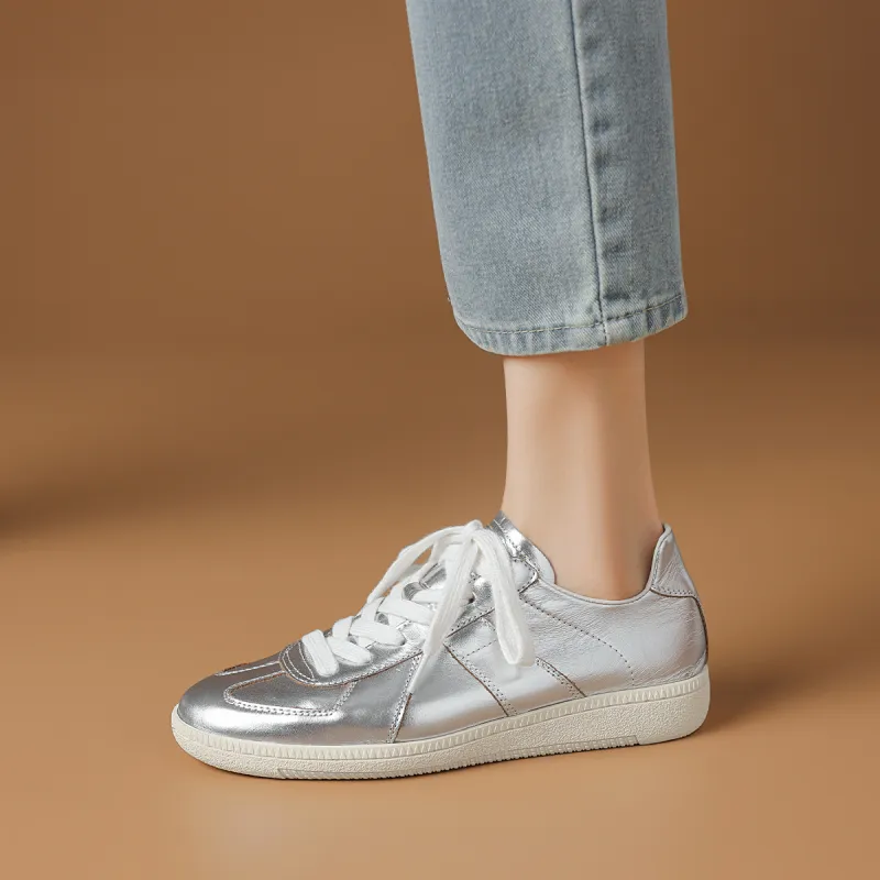 Rosa Bianca Abrasion-Resistant Slip-Resistant Low-Top Skateboard Shoes Women's-13