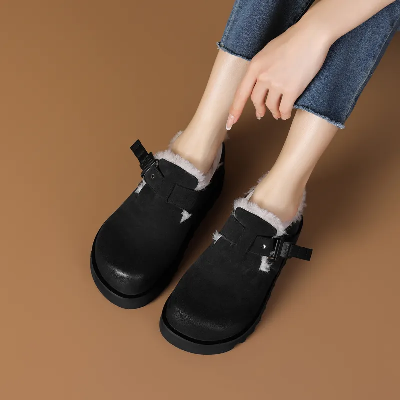 Rosa Bianca Boken Shoes Casual Single Shoes 2.6cm Women's-2