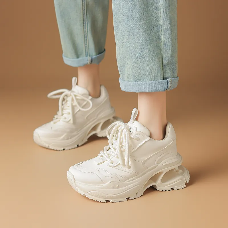 Rosa Bianca Low-Top Chunky Sneakers Women's-9
