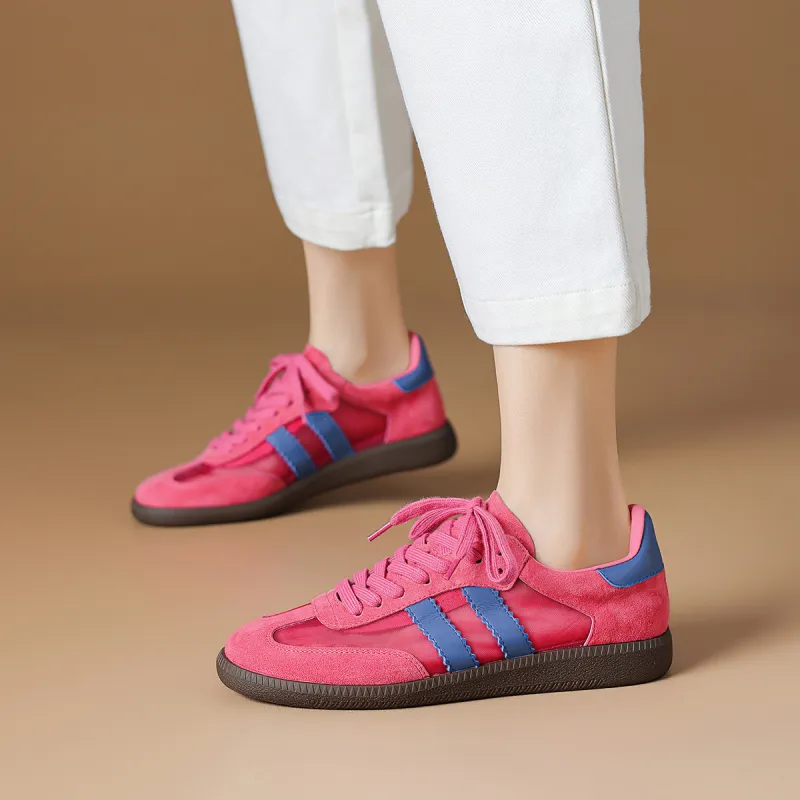 Rosa Bianca German Army Trainers Lightweight Low Top Skateboard Shoes Women's-8