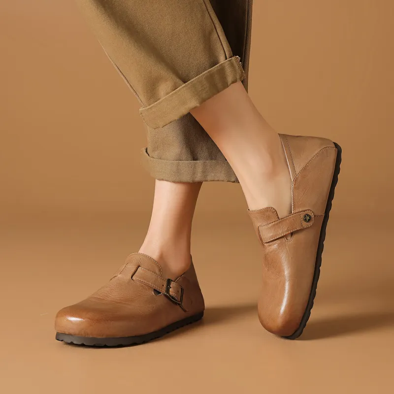 Rosa Bianca Loafers Women's Khaki/Brown-4