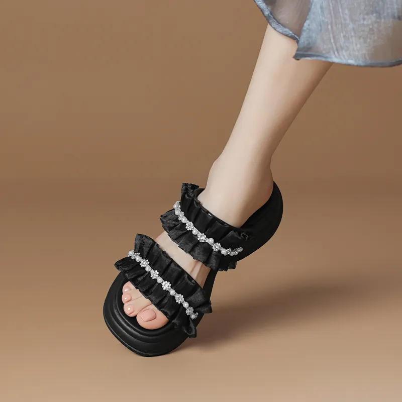 Rosa Bianca Slide Slippers Women's-12