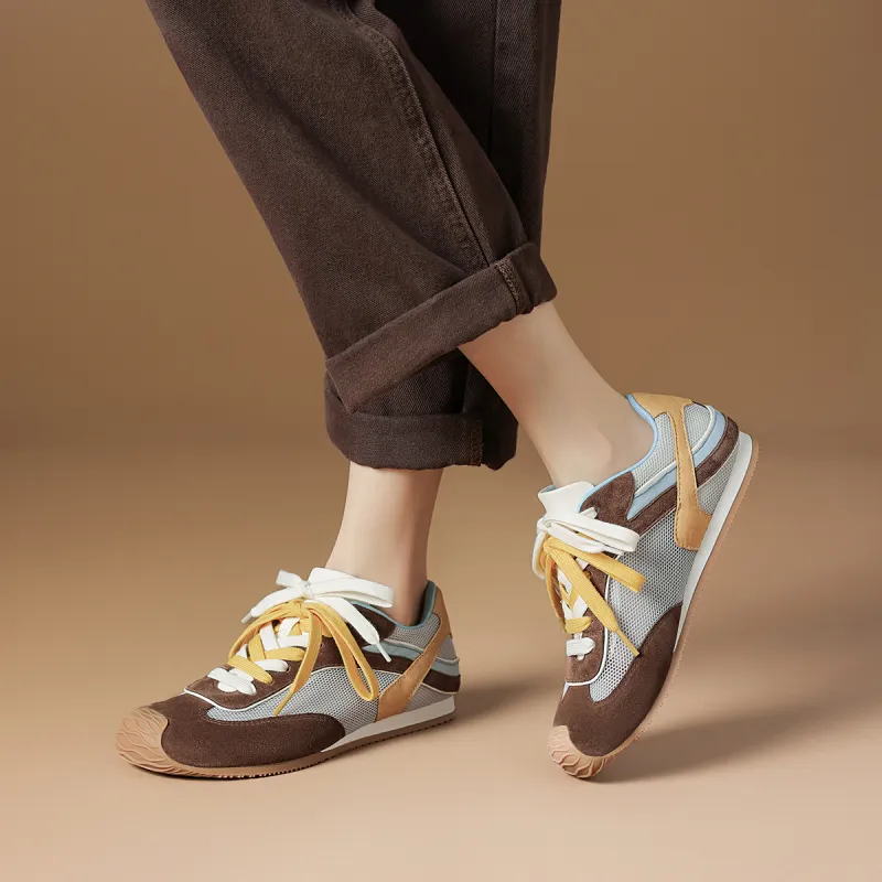 Rosa Bianca German Army Trainers Lightweight And Breathable Low Top Casual Shoes Women's-40
