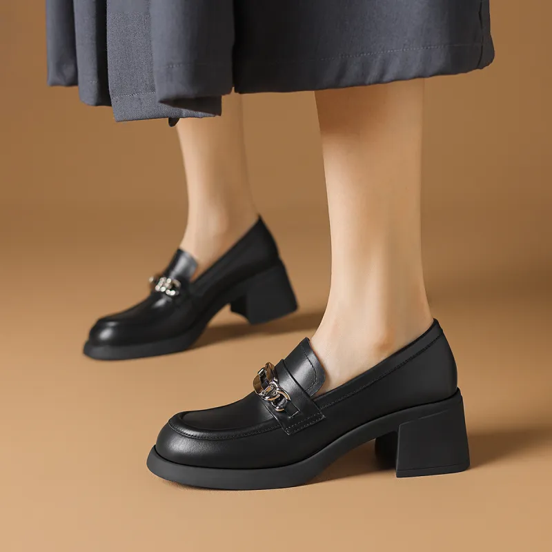 Rosa Bianca Loafers Women's Black/Ecru-2