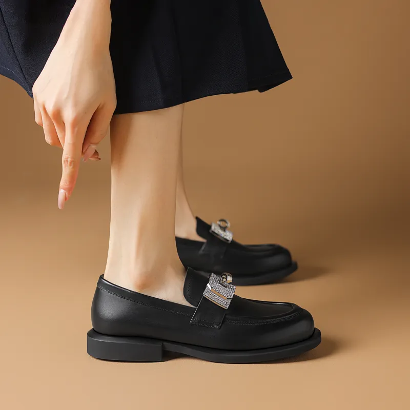 Rosa Bianca Loafers Women's Ecru/Black-15
